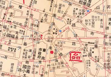 1978年 台南市街詳細図