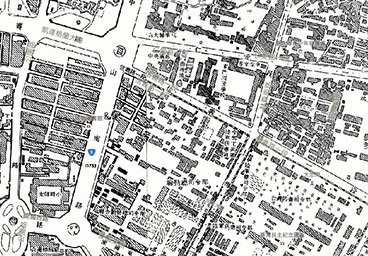 1958年台北市地図