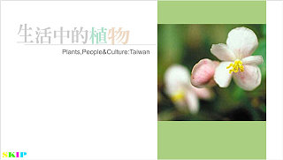 生活中的植物-常民對台灣本土植物資源之利用